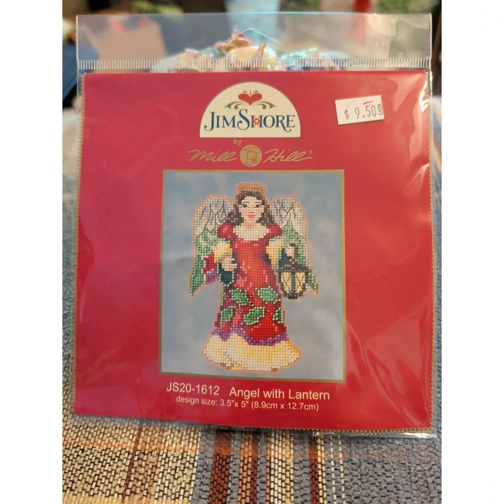 New Mill Hill Beaded Kit Jim Shore Angel With Lantern JS20-1612